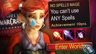 Classic Hardcore but I’m a Mage with NO Spells