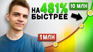 Почему накопить 1 млн сложно, а 10 млн - легко?