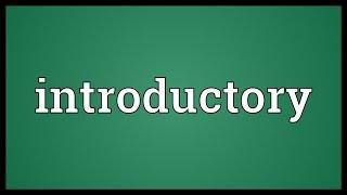 Introductory Meaning