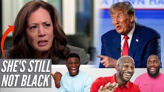 Kamala AVOIDS Trump's 'SHE TURNED BLACK' Comment In CNN Interview