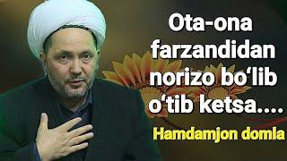 Ота-она фарзандидан рози бўлмай  ўтиб  кеткан бўлса....Устоз Хамдамжон домла