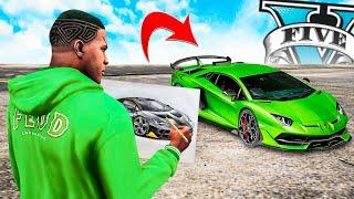 GTA 5 pero TODO lo que DIBUJO cobra VIDA!  (Mods)