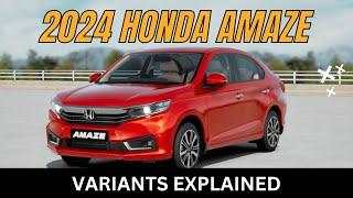 2024 Honda Amaze S VS VX Which One is RIGHT for You!