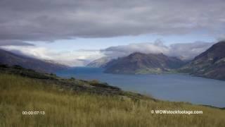 Cloud over mountains and lake SF0738