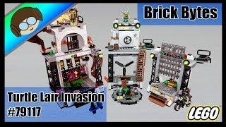 Brick Bytes - Turtle Lair Invasion Lego Build - Speed Build & Review