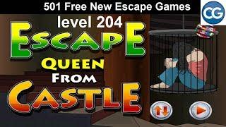 [Walkthrough] 501 Free New Escape Games level 204 - Escape queen from castle - Complete Game