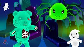 Halloween Monster Cartoon Video For Preschool Kids by Jelly Bears