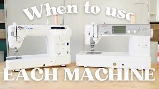 My two sewing machines | What I use them for!