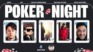 CRYPTO POKER NIGHT w/ Jesus Martinez, TheCulturedSwine, Michael Huynh, Jak, and Jerry