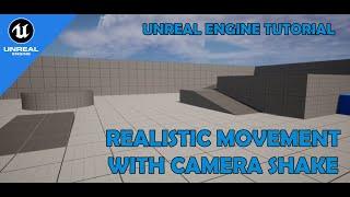 REALISTIC movement with CAMERA SHAKE in Unreal Engine 5