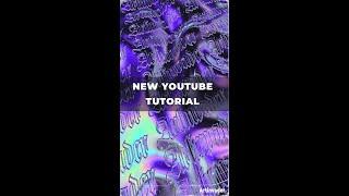 Iridescent / holographic kinetic typography fluid animation. Cinema 4D ( C4D ) tutorial for beginner