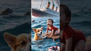 ️A story of brave puppy saves baby from ship blast