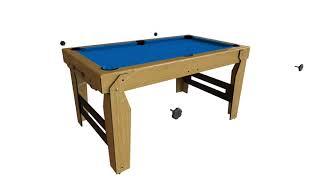 www.madfun.co.uk BCE Razor - 5ft Folding Pool Table (BLF-5)