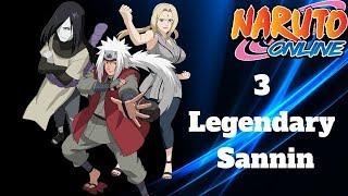 Naruto Online | 3 Legendary Sannin (Max Breakthrough) Arena Gamplay