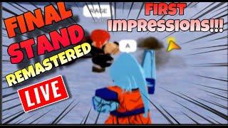 FINAL STAND REMASTERED IS HERE!!!!! DBZ FINAL STAND REMASTERCOMBAT TEST GAMEPLAY + FIRST IMPRESSIONS