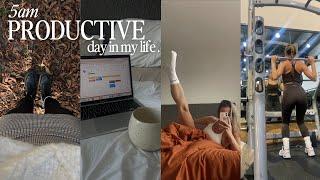 5am productive day in my life | how to stay motivated, workout, building routine ️