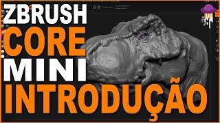 Como Modelar no ZBrushCoreMini Introdução - Tutorial ZBrush