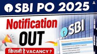 SBI PO 2025 Notification | SBI PO Notification 2025 | SBI PO 2025 | SBI Notification 