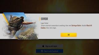 How to fix the login problem in free fire on ios