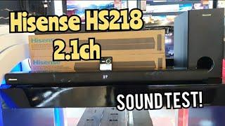 Hisense H218 2.1 Channel 200Watts Soundbar | Bass Sound Test!