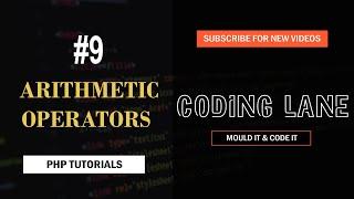 Arithmetic Operators In PHP | PHP Tutorial For Beginners – Coding Lane