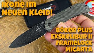  Ikone im neuen Kleid ‼️ Böker Plus Ekskelibur II Framelock Micarta 