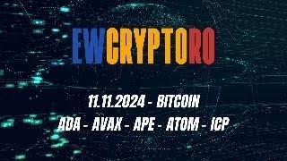 Analiza Elliott wave update 12.11.2024 pentru BITCOIN - ADA - AVAX - APE - ATOM - ICP