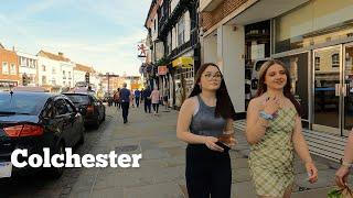 COLCHESTER WALK MORNING | ENGLAND | UNITED KINGDOM | 4K[HDR]#ukstreetwalker#Colchester#essex#