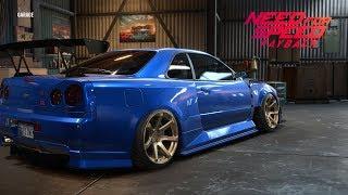 Need For Speed Payback | Car Customization - Nissan Skyline R34 GT-R Visual Tuning - PS4 Gameplay