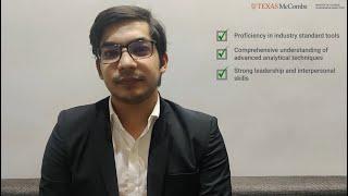 UT Austin (McCombs) MSBA Video Essay Shreyansh Agrawal (Admit Fall 2022)