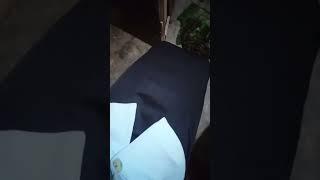 spill malam malam rok span hitam ketat kilap nan licin