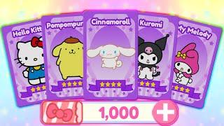 1,000 Gacha Tixs Opening! | Roblox My Hello Kitty Cafe | Riivv3r
