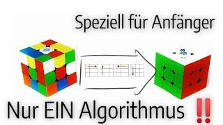 3x3 einfach lösen mit der genialen Aufzugmethode (nur EIN Algorithmus!)