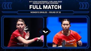 FULL MATCH | Bernadette Szocs vs Hitomi Sato | WS R32 | #WTTLjubljana 2025