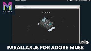 Parallax.js UX Phone Design | Parallax Widget | Adobe Muse CC | Muse For You