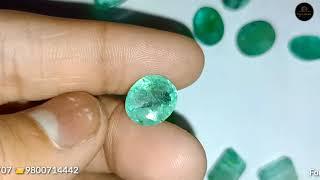 Colombian Panna in Very low Price // Various Cut & Quality Of Colombian Emerald // Natural Panna