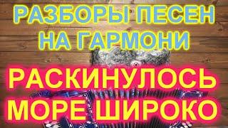 РАЗБОРЫ! Под гармонь! Раскинулось море широко!