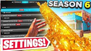 *NEW* BEST SETTINGS FOR MW3 After SEASON 6 UPDATE!  Modern Warfare 3 / Warzone, Controller, Console