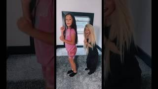 TINY TEXIE AND HER DAUGHTER DANCE OFF!! #TINYTEXIE #TREND #DAUGHTER #KID #LOVE #LITTLEPERSON #SHORTS