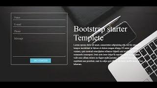 Bootstrap Login Form Source Code -Transparent Login Form Design Bootstrap -Bootstrap Login Form Code