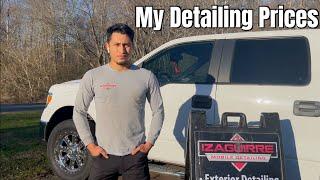 My Detailing Packages and Prices - Izaguirre Mobile Detailing