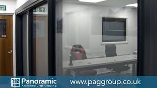 Video of an Origin OS20 sliding door being installed in our recently upgraded show room