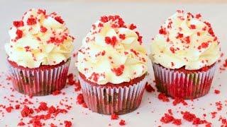 Капкейки Красный бархат  Red velvet cupcakes