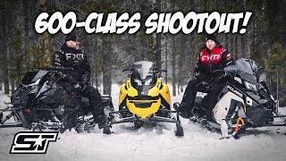 2025 600-CLASS SHOOTOUT!! 650 Indy SP vs MXZ Adrenaline 600R vs ZR 600