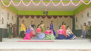 Girls Group Dance | 2020 Sankranthi Celebrations | VANI VIDYASHRAM