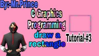 draw a rectangle in c programming