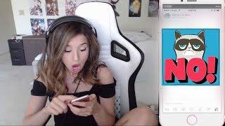 Pokimane accidentally shows a nude photo (dick pic) on stream