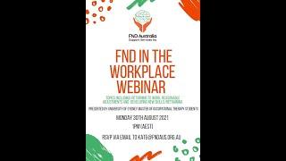 Returning to Work after a diagnosis of FND
