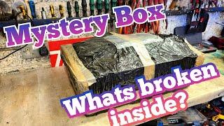 Repairing a Mystery box of broken tools, let's look inside and see what can be fixed.