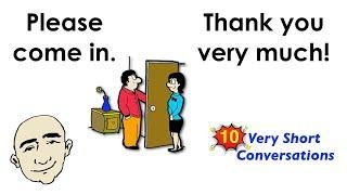 10 Very Short Conversations (set 1) - English Conversation Practice | Learn English - Mark Kulek ESL